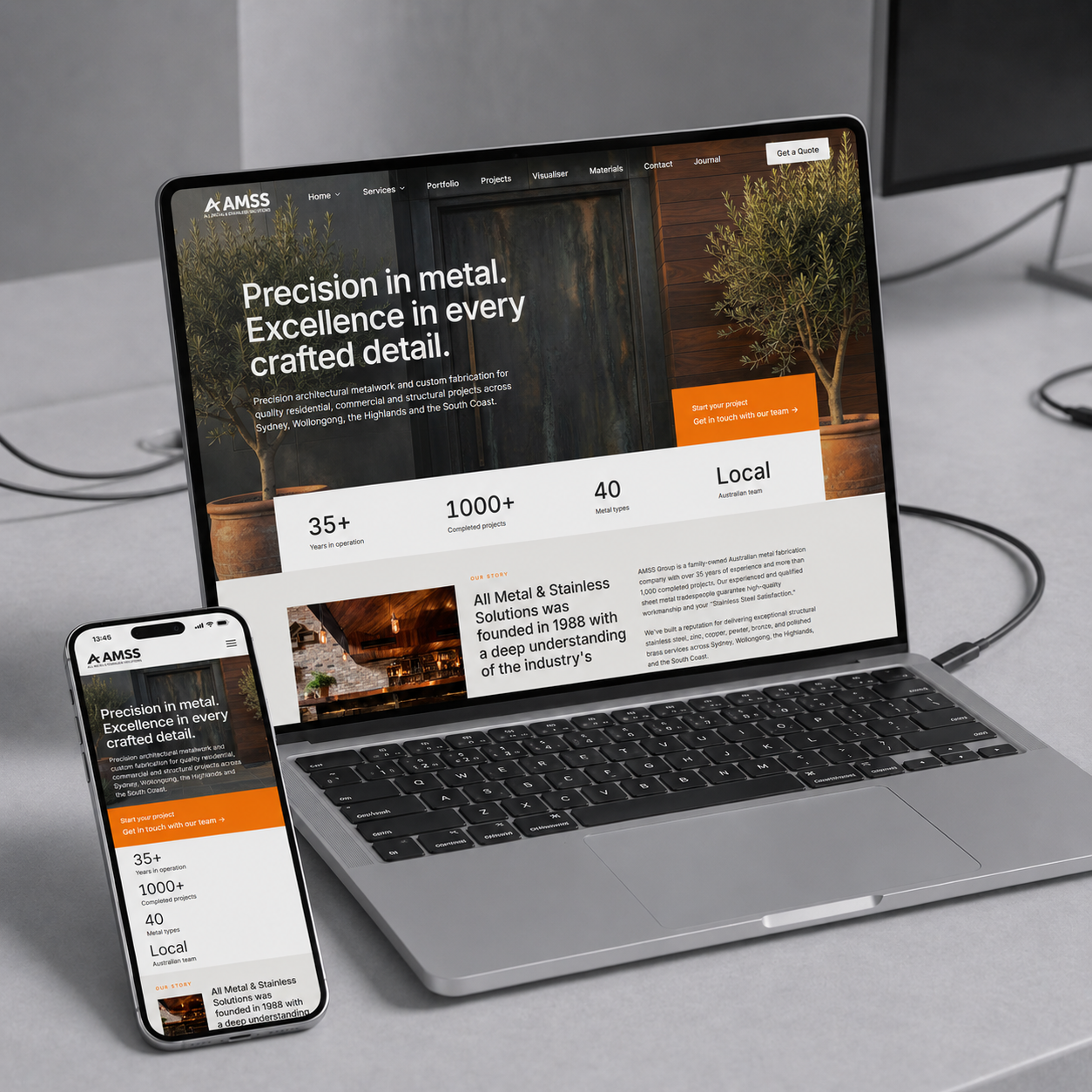 AMSS Group Website — Website Design project by WFX2 Digital