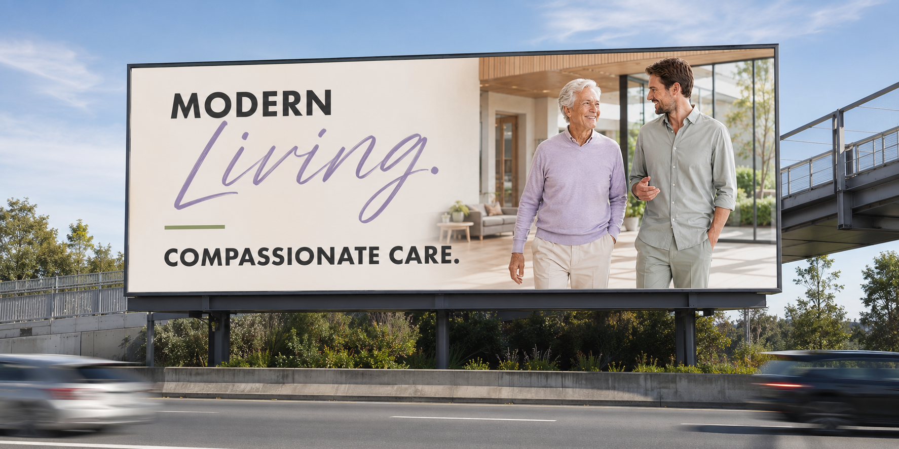 Modern Living Compassionate Care — Brand and Marketing project by WFX2 Digital