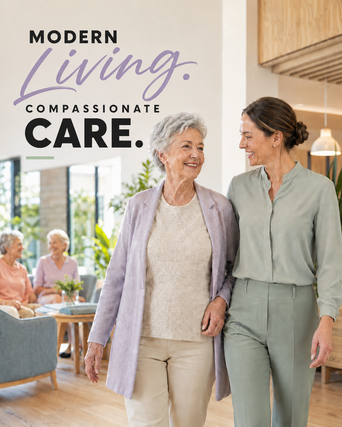 Modern Living Aged Care — Brand and Marketing project by WFX2 Digital