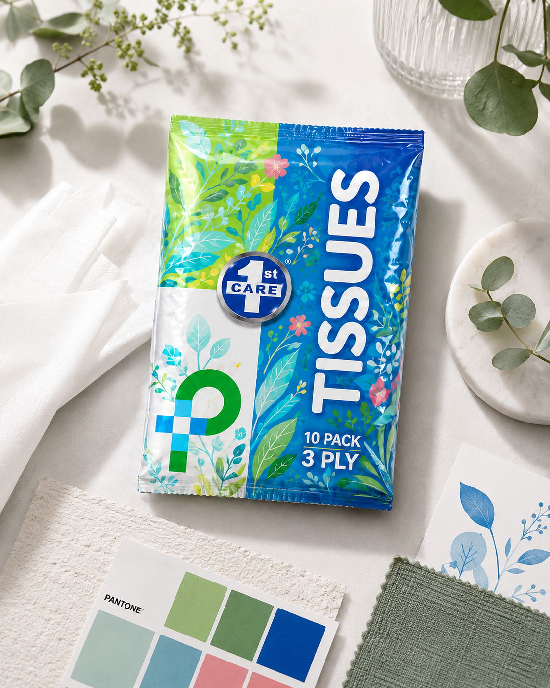 1st Care Tissues — Packaging Design project by WFX2 Digital