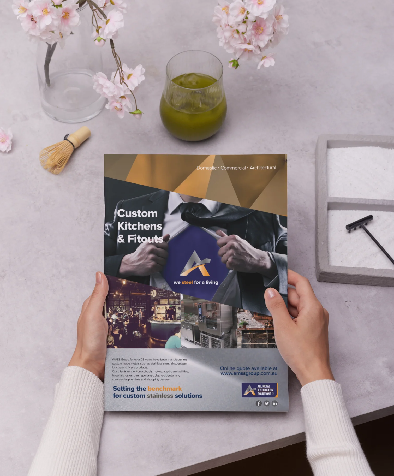 AMSS Corporate Brochure Mockup