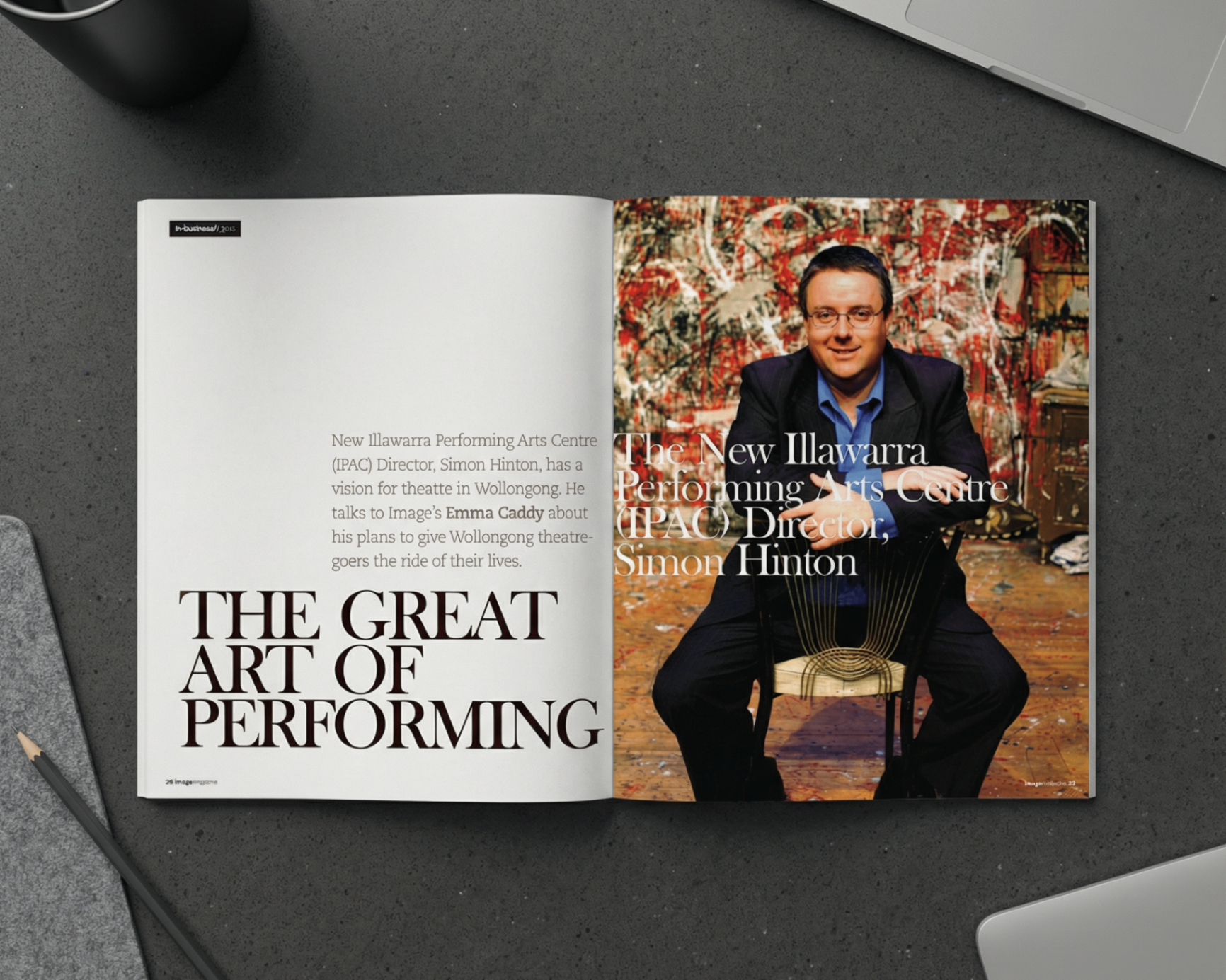 Art Gallery Magazine — Editorial Design project by WFX2 Digital