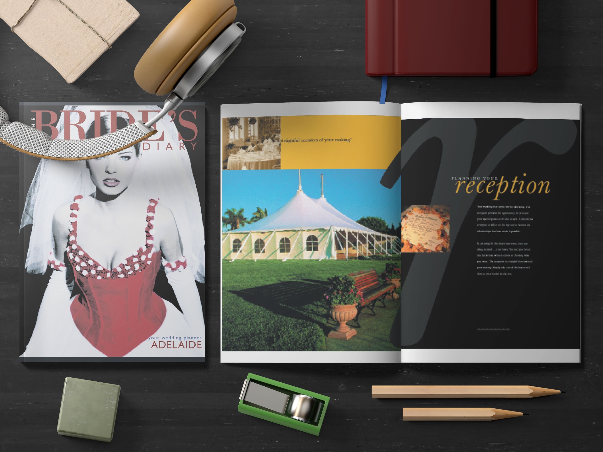 Bride's Diary Magazine — Design and Publishing project by WFX2 Digital