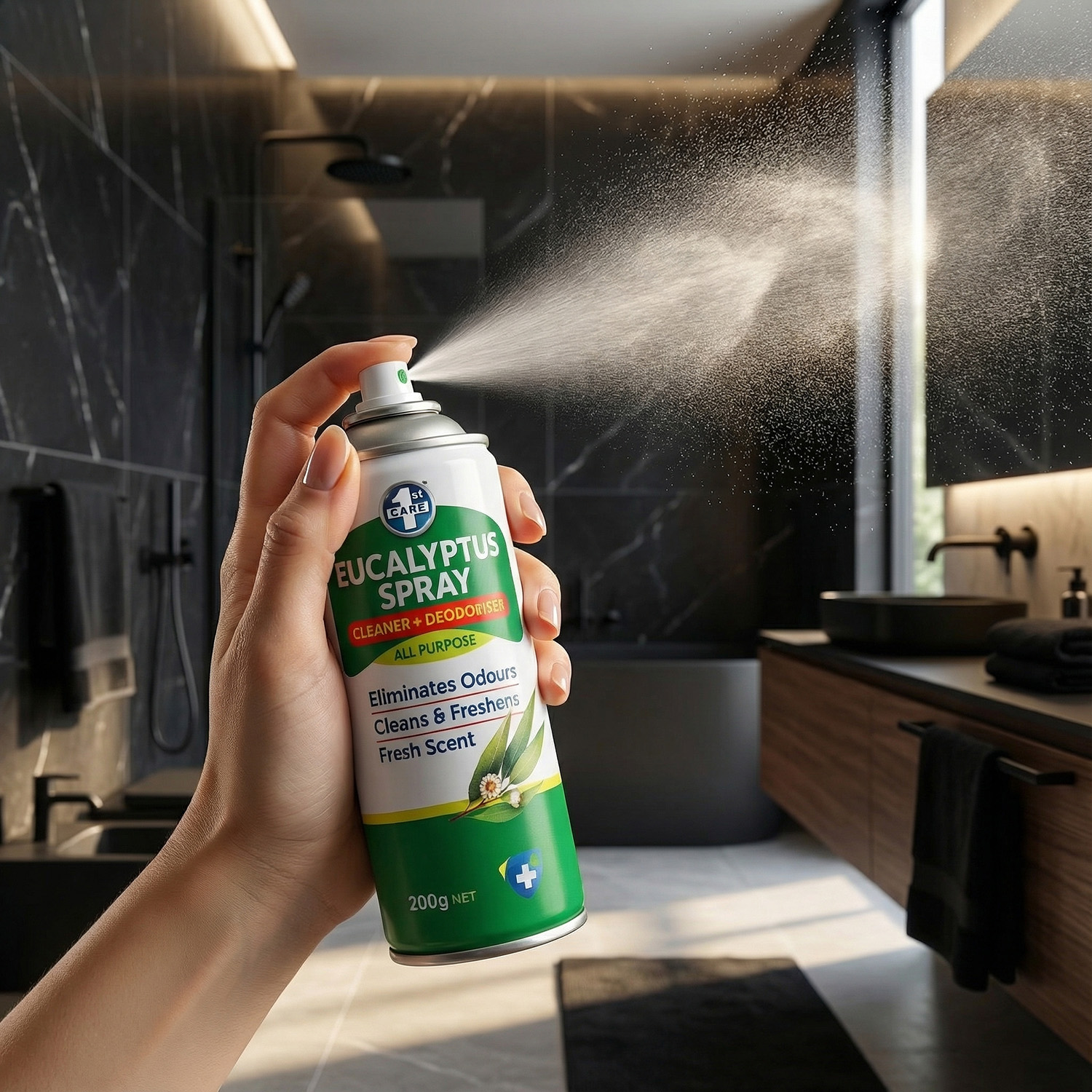 1st Care Eucalyptus Spray — Design and Packaging project by WFX2 Digital