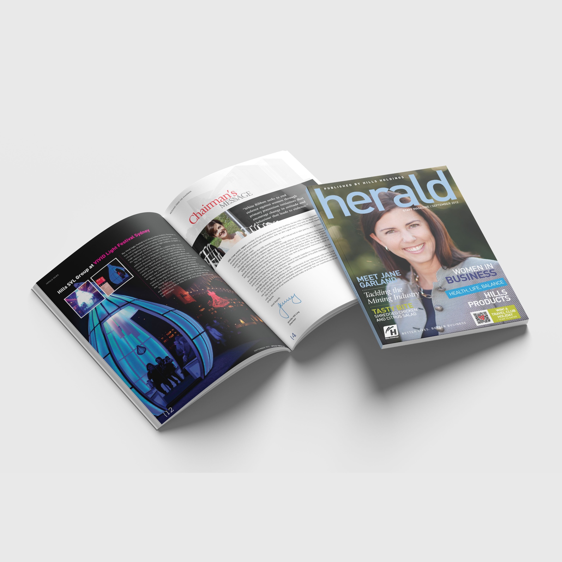 Hills Herald Magazine — Design and Print project by WFX2 Digital