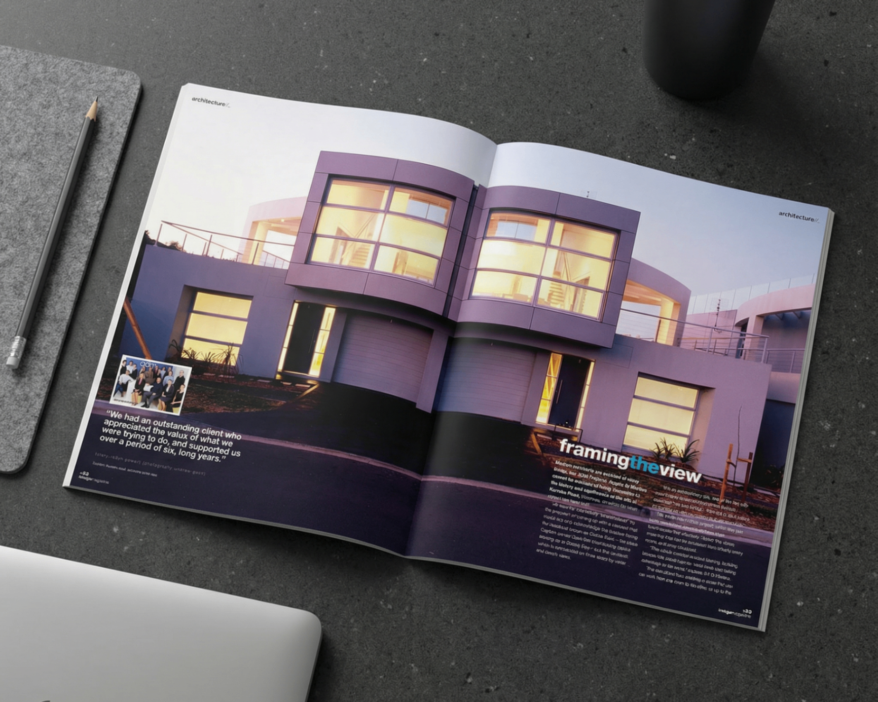 Home Architecture Magazine — Editorial Design project by WFX2 Digital