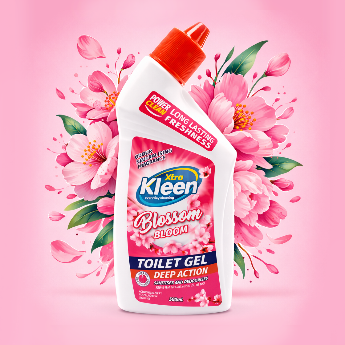 Xtra Kleen Blossom Bloom Toilet Gel — Packaging and Design project by WFX2 Digital