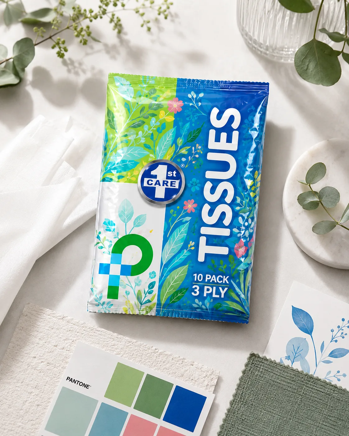1st Care Tissues — Packaging Design project by Webfx2 Digital