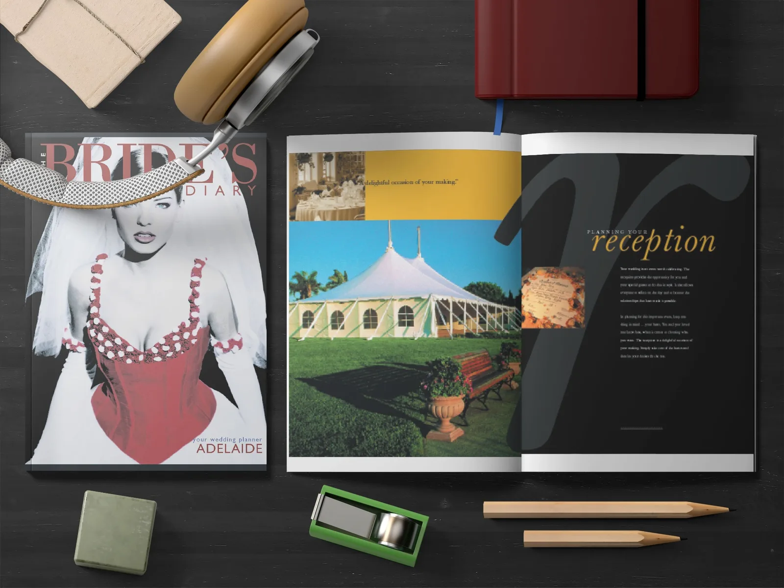 Bride's Diary Magazine — Design and Publishing project by Webfx2 Digital