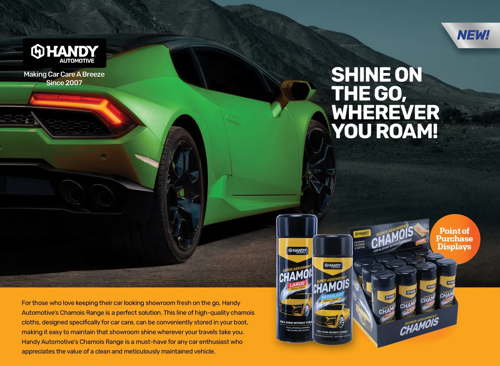 Handy Automotive Chamois — Brand and Marketing project by Webfx2 Digital