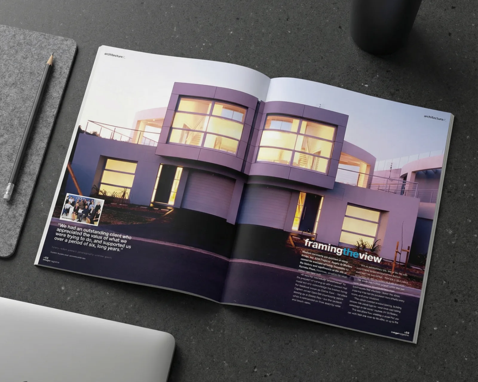 Home Architecture Magazine — Editorial Design project by Webfx2 Digital